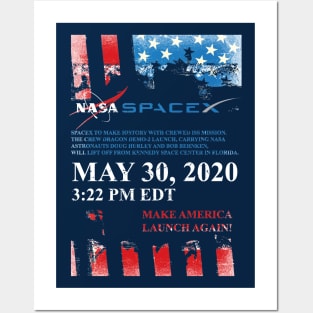 SpaceX Crew Dragon Posters and Art